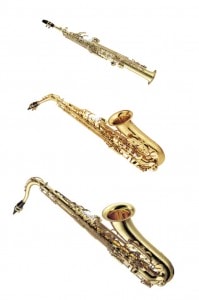 Soprano, Alto, and Tenor Saxophones