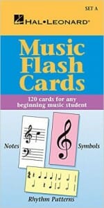 Cover of Hal Leonard Music Flash Cards (Set A)