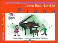 Cover of Alfred's Basic Piano Library Lesson Book 1A