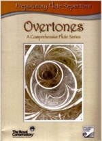 Cover of Overtones Flute Series Preparatory level book by the Royal Conservatory of Music