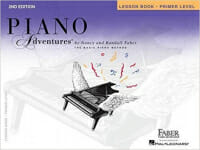 Cover of Faber Piano Adventures Lesson Book Primer Level