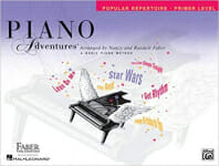 Cover of Faber Piano Adventures Popular Repertoire Book Primer Level