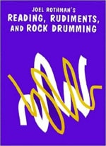 Cover of Joel Rothman's Reading, Rudiments, and Rock Drumming book