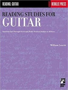 Cover of Reading Studies for Guitar by William Leavitt
