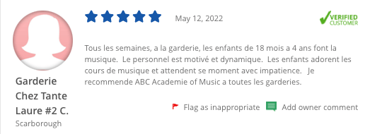 Garderie Chez Tante Laure #2 review