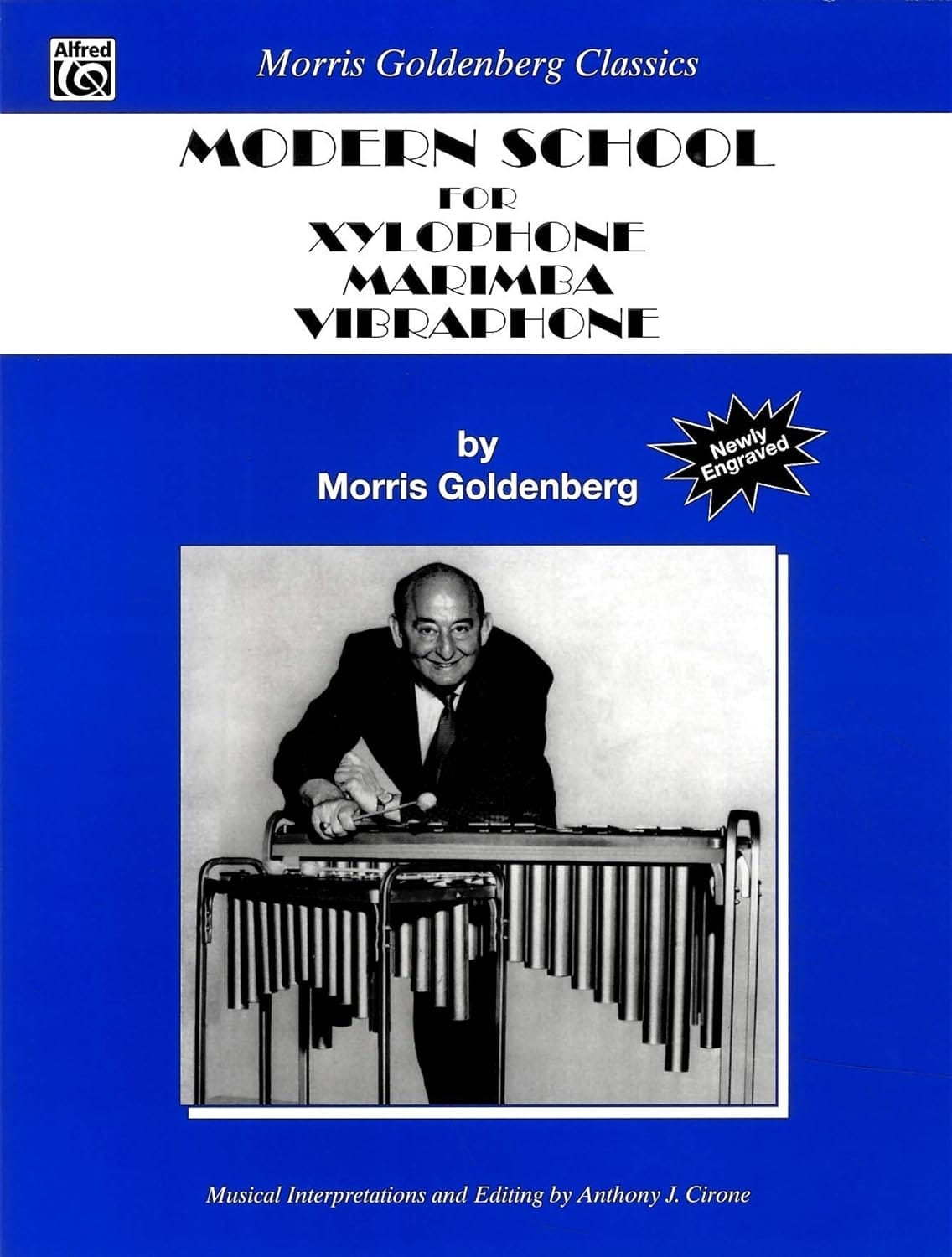 Cover of Modern School for Xylophone, Marimba, Vibraphone by Morris Goldenberg
